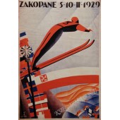 PLAKAT ZAKOPANE 5-10 II 1929